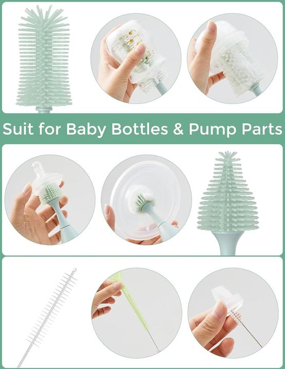 Image du produit Momcozy Kit de brosses pour biberons Push-Press