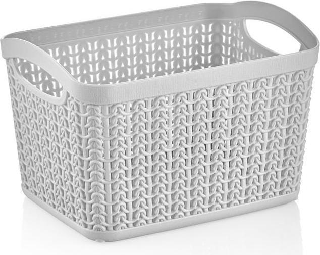 Productafbeelding Üçsan Plastik MAND 6,6L GEBREID M-083 IJSGRIJS (19.50 cm)