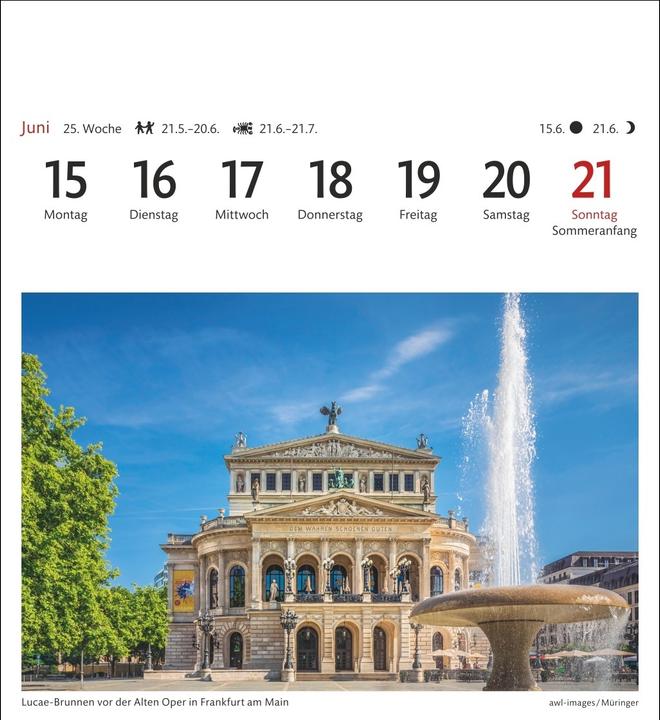 Image du produit Deutschland Sehnsuchtskalender 2026 - Wochenkalender mit 53 Postkarten