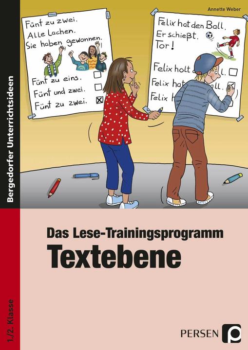 Produktbild Das Lese-Trainingsprogramm: Textebene (Deutsch, Annette Weber, 2019)