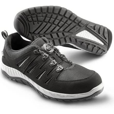 Elten, Sicherheitsschuhe, Schuhe Maddox Boa Low ESD S3 SRC, schwarz/grau 44 (S3, 44)