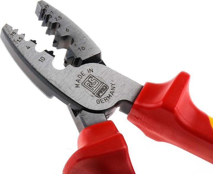 Image du produit RS PRO VDE Crimping pliers for wire end ferrule (215 mm)