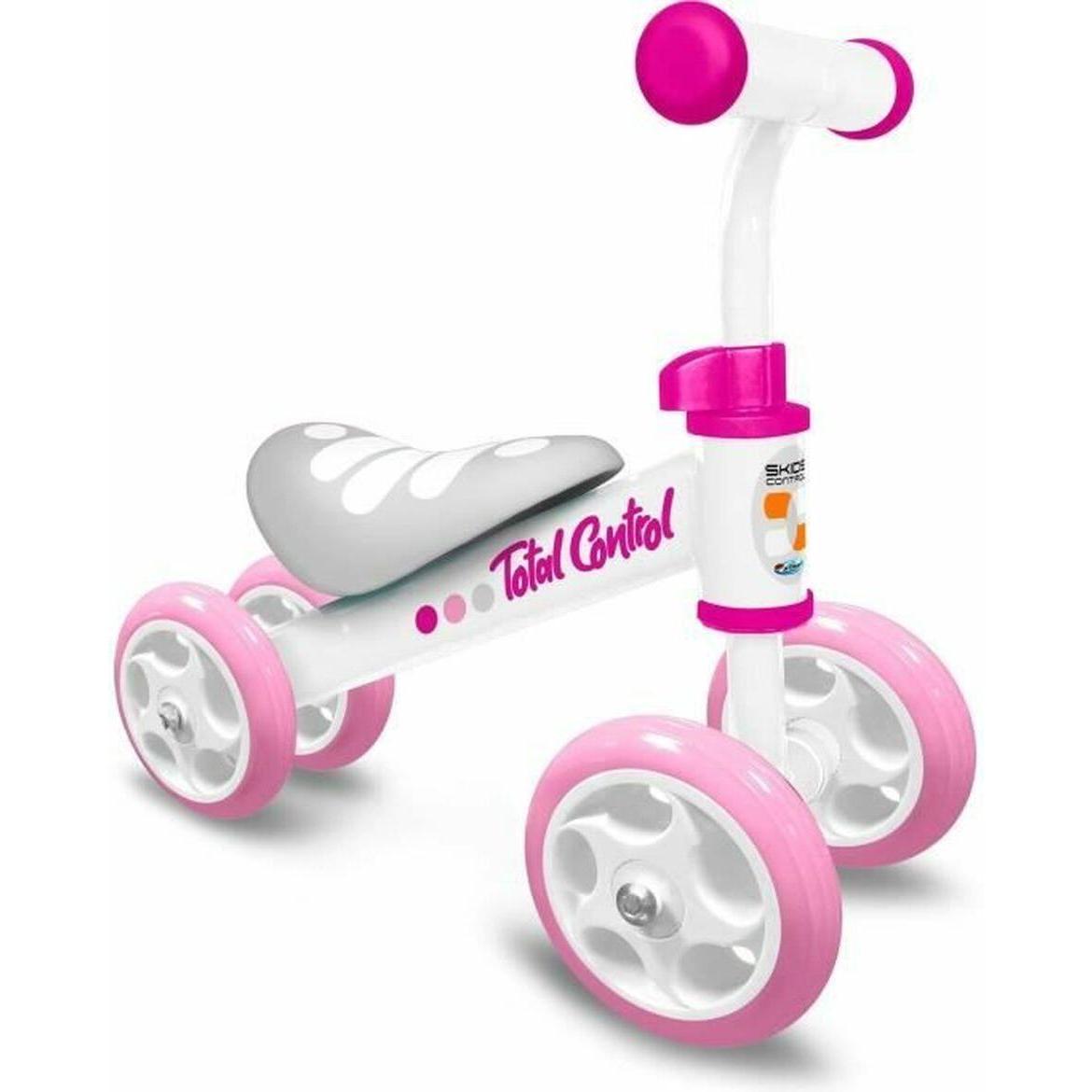 Skids Control Loopfiets roze Met 4 Wielen - Loopfiets (SK188251)