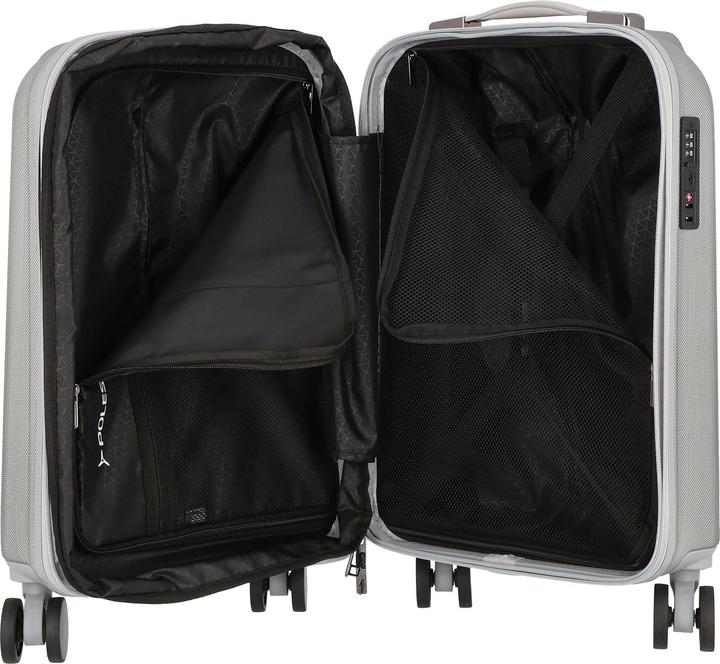 Produktbild Polestream Moonrock 4 Rollen Kabinentrolley 55 cm mit Dehnfalte (34 l)