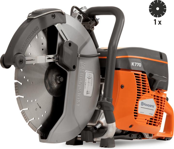 Actual product image Husqvarna K 770 14" 350 MM SMARTGUARD INCL. DIAMOND BLADE S45 VARI