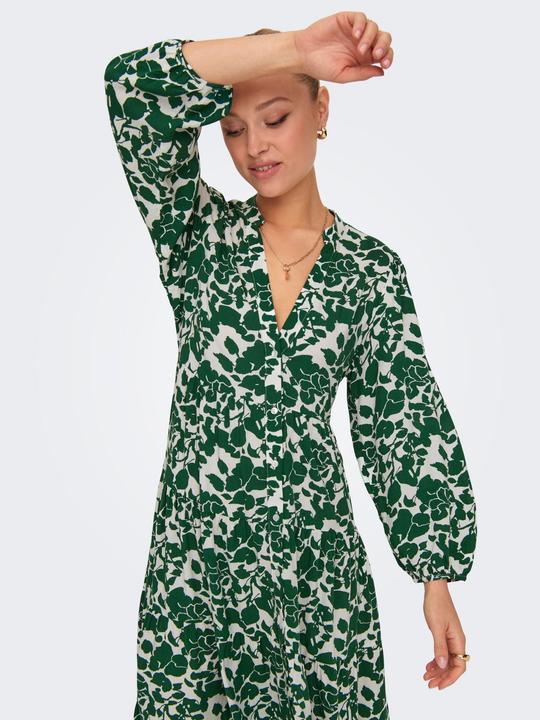 Produktbild Only Locker geschnitten V-Ausschnitt Elastische Bündchen Kurzes Kleid Kleid (XS)