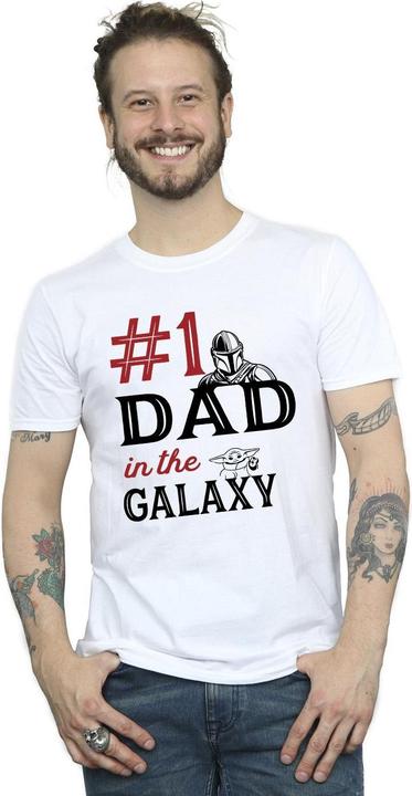 Immagine prodotto Star Wars Mandalorian Number One Dad Maglietta Uomo (XL)