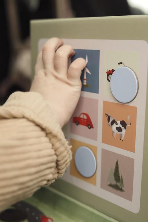 Actual product image Filibabba Magnetic game - Road trip bingo