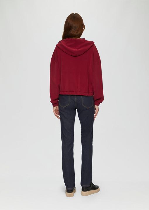 Produktbild s.Oliver Sweatshirt Jacke Sweatshirt-Jacke aus Scuba im Relaxed Fit (36)