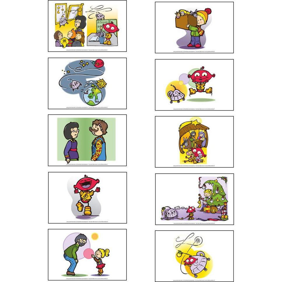 GSV Learning Kamishibai Adventskalender: Der kleine Marsmensch und das Weihnachtsfest