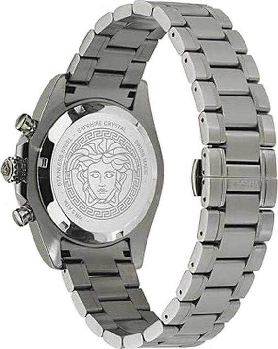 Immagine prodotto Versace Elegante e alla moda, cronografo con calendario e lancette luminose, impermeabile (Cronografo, 43 mm)