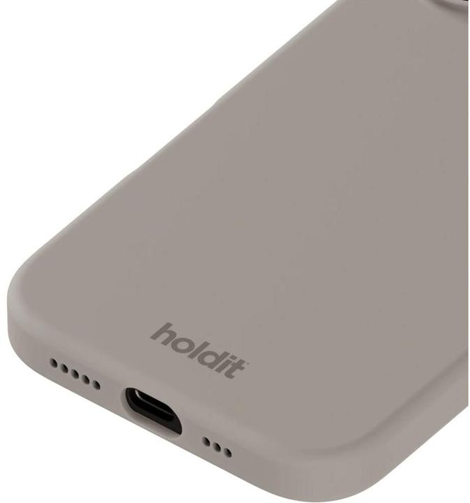 Produktbild Holdit Silikonhülle iPhone 16 Taupe (Apple iPhone 16)