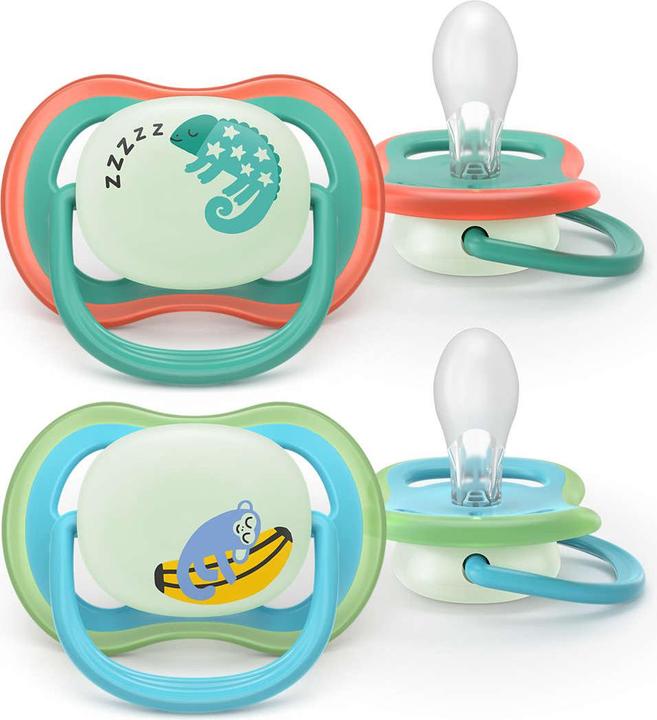 Image du produit Philips Avent Pacifier SCF376/28 ultra air nuit (2x, 6 - 18 Mois)