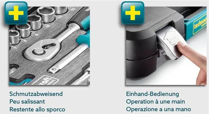 Actual product image technocraft Socket spanner set
