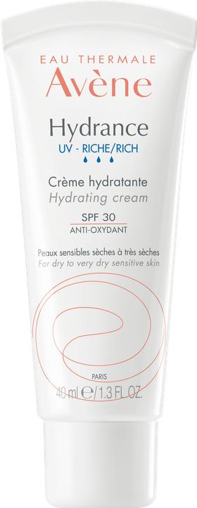 Actual product image Avène Hydrance UV (40 ml, 24h cream, SPF 30)