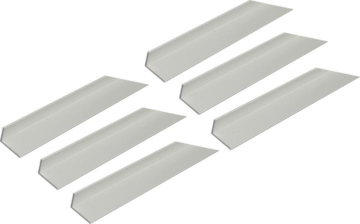 Actual product image Alberts Angle profile,ALU,si.elox60x60x4/1m bundle set 6x471842