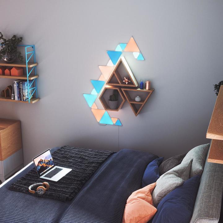 Produktbild Nanoleaf Shapes Mini Triangles Expansion Pack, 10 Stk. (200 lm)