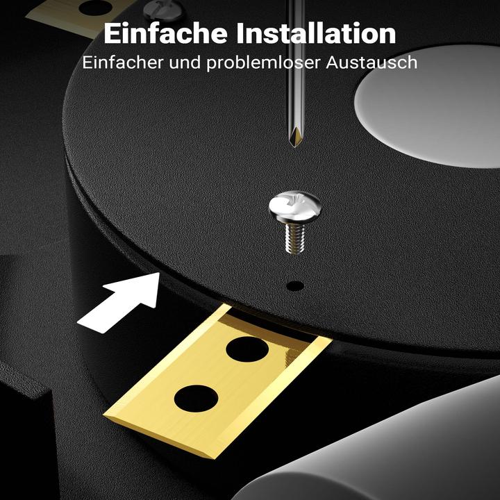 Produktbild Wiltec Rasenroboter Messer Set Titan V2 35x18mm 18 Stück Mähroboter Rasenmäher (Mähroboter, Rasenmäher Messer + Ersatzmesser Gartenmaschinen)