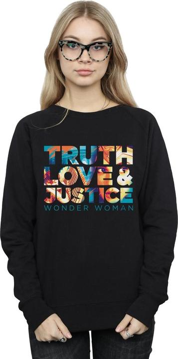 Actual product image Womens/Ladies Wonder Woman 84 Diana Truth Love Justice Sweatshirt (XL)