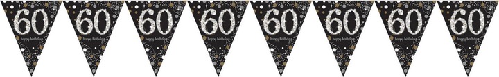 Produktbild Amscan Girlande 60 Jahre "Froher Geburtstag"