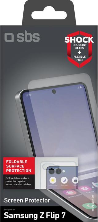 Produktbild SBS Displayschutzfolie für Galaxy Z Flip 7, 2D (1 Stk., Samsung Galaxy Z Flip7)