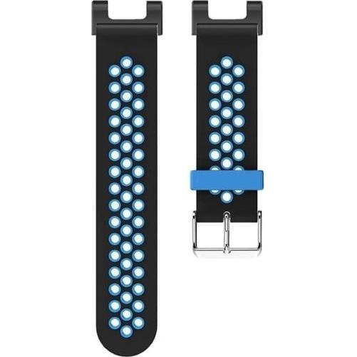 Strap-it Sportarmband (Silikon), Uhrenarmband, Schwarz, Blau