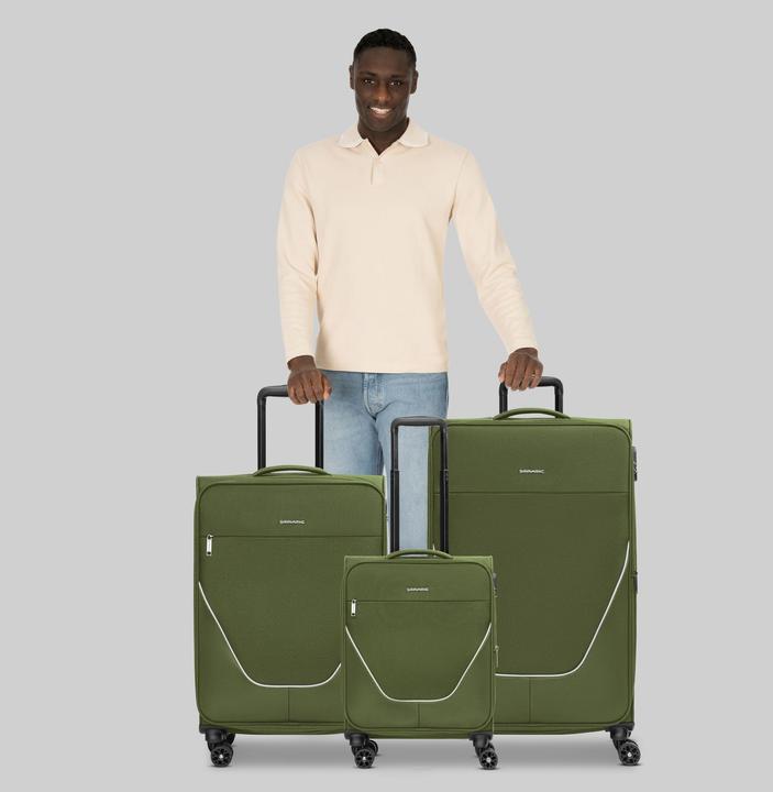 Actual product image Stratic taska 4-Rollen Kofferset 3tlg. mit Dehnfalte (233 l)