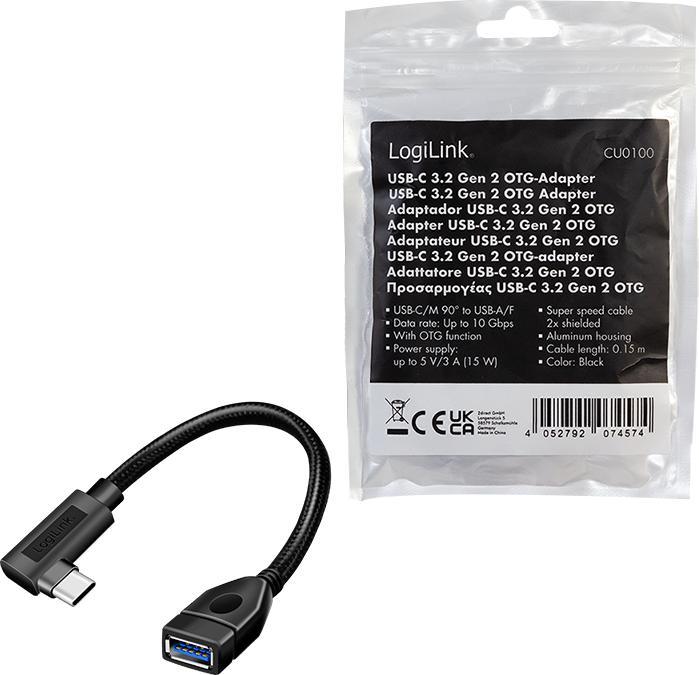Immagine prodotto LogiLink Controllo (0.20 m, USB 3.2 Gen 2)