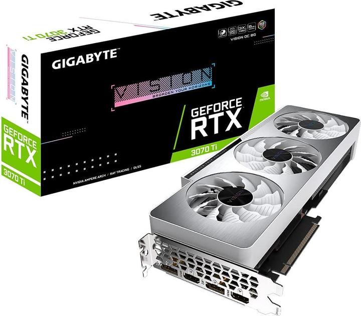 Actual product image Gigabyte GeForce RTX 3070 Ti Vision OC (8 GB)