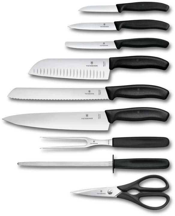 Image du produit Victorinox Bloc à couteaux Swiss Classic, 9 pièces