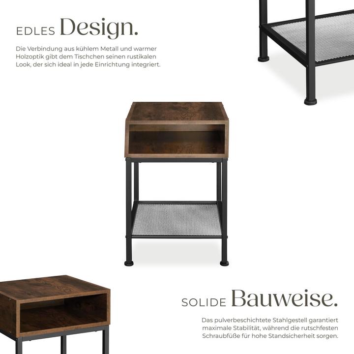 Image du produit tectake Harlow (40.5 x 40.5 x 52.5 cm)