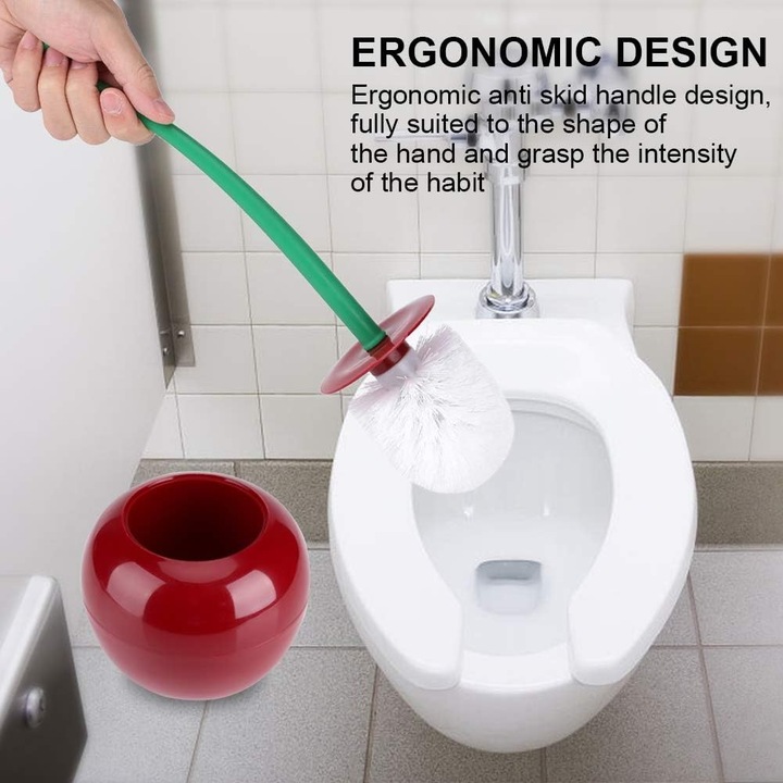 Image du produit Cbx Brosse à WC en forme de cerise