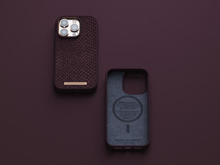Image du produit Njord Salm.Leather Magsafe Case (Apple iPhone 14 Pro)