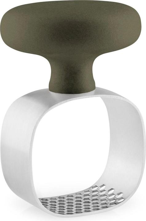 Actual product image Eva Solo Garlic Press Green Tool Silver