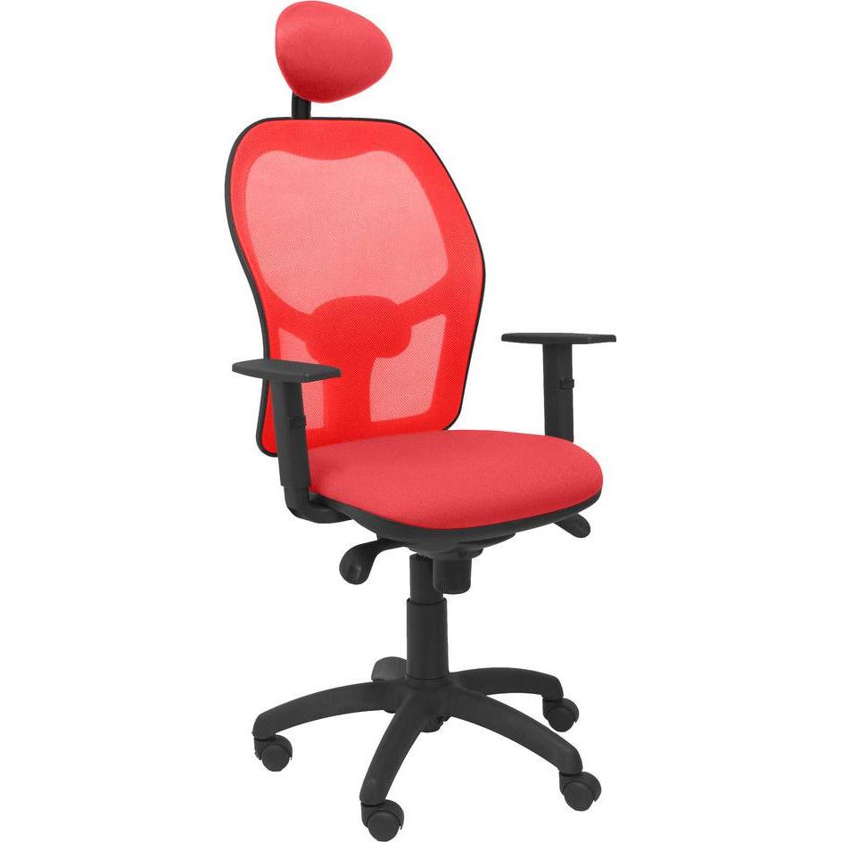 Piqueras y Crespo, Bürostuhl, Bürostuhl mit Kopfstütze Jorquera P&C ALI350C Rot