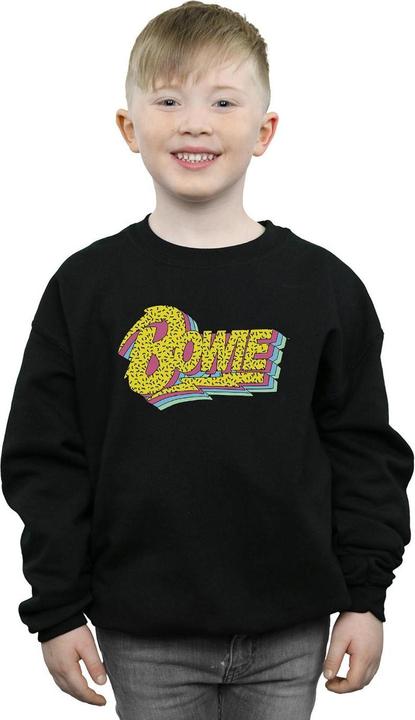 Produktbild David Bowie Moonlight 90s Logo Sweatshirt Jungen (128)