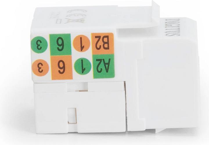 Produktbild Digitus CAT 5e Keystone Modul ungeschirmt RJ45 zu LSA Farbe Schwarz (Keystone Modul)