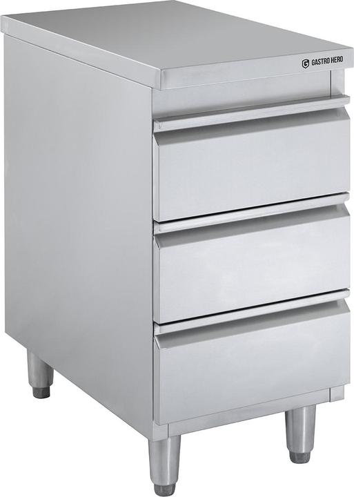 Produktbild Gastro Hero Edelstahl-Schubladenschrank BASIC er Einheit