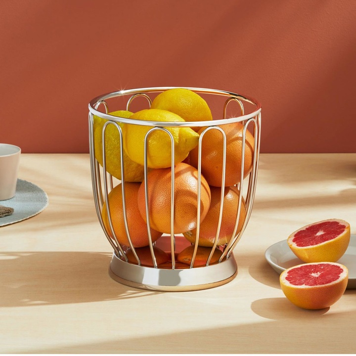 Immagine prodotto Alessi Cesto di frutta argento (Ø 19 cm)