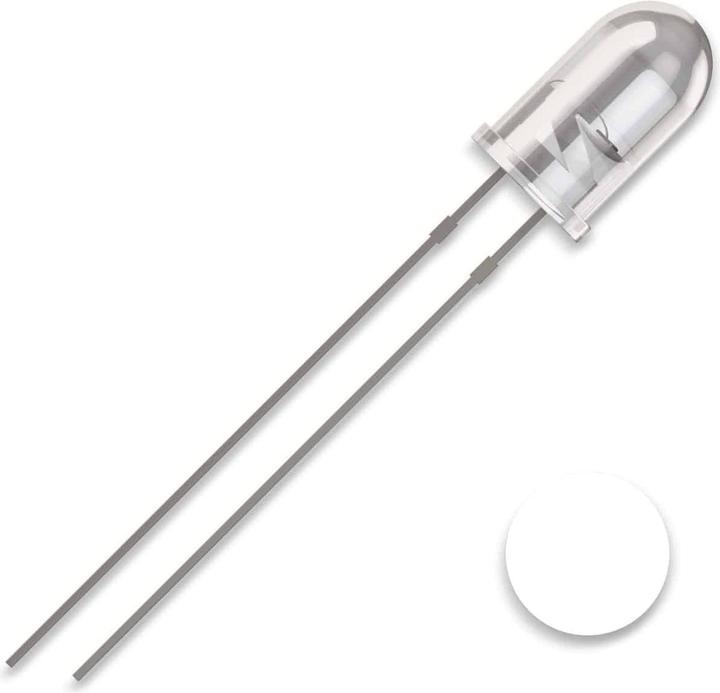 Quadrios 2111O182 LED bedrahtet Weiss Rund 5 mm 15000 mcd 25 ° 20 mA 3 V