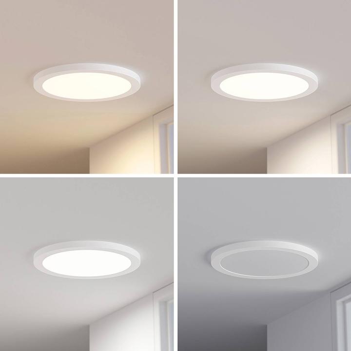 Actual product image Prios Aureka LED ceiling lamp, sensor, 33 cm (2700 lm)