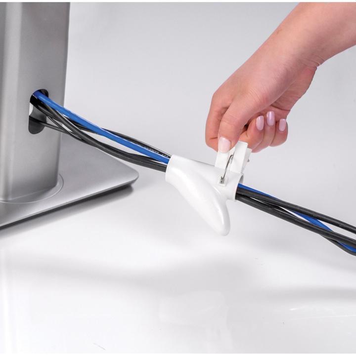 Actual product image Fellowes Cable bundler Cable Zip, white, length: 2.0 m Cable routing and protection system, diameter: 20 mm (Plastic cable ties, 2000 mm, 1 pcs.)