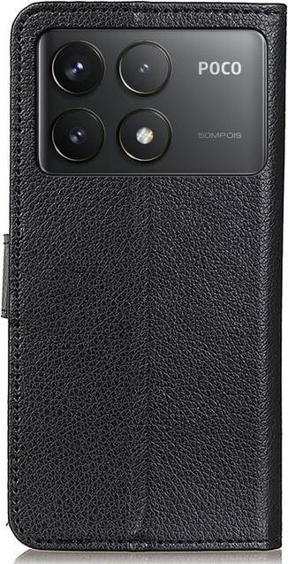 Image du produit MU Classic Série de couvertures de livres en cuir Litchi (Xiaomi Poco F6 Pro)