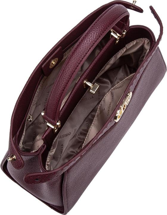 Produktbild Chrisbella Damen Handtasche - Modell Seraphina Chic - 100% Vegan Pu Leder - 30.5 X 14.0 X 22.0 Cm