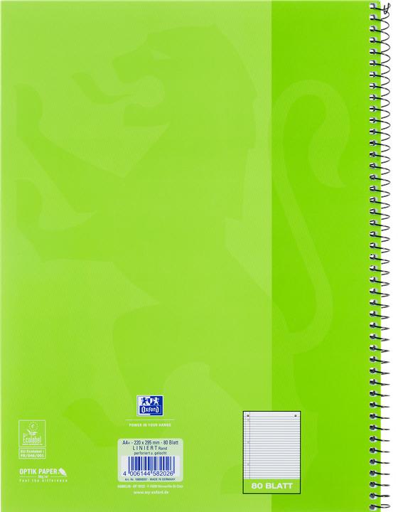 Actual product image Oxford College notebook (A4+, Lined, Soft cover)