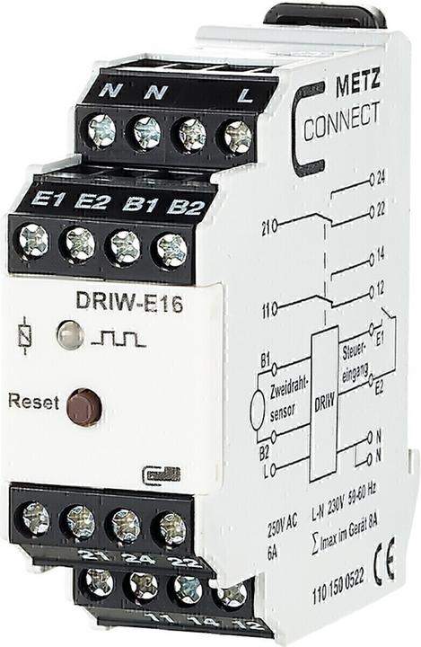 Actual product image Metz Connect DRIW-E16 Power Relay Black