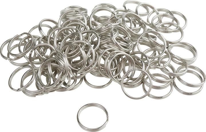 Actual product image VBS XXL key split rings, Ø 20 mm, 100 pieces