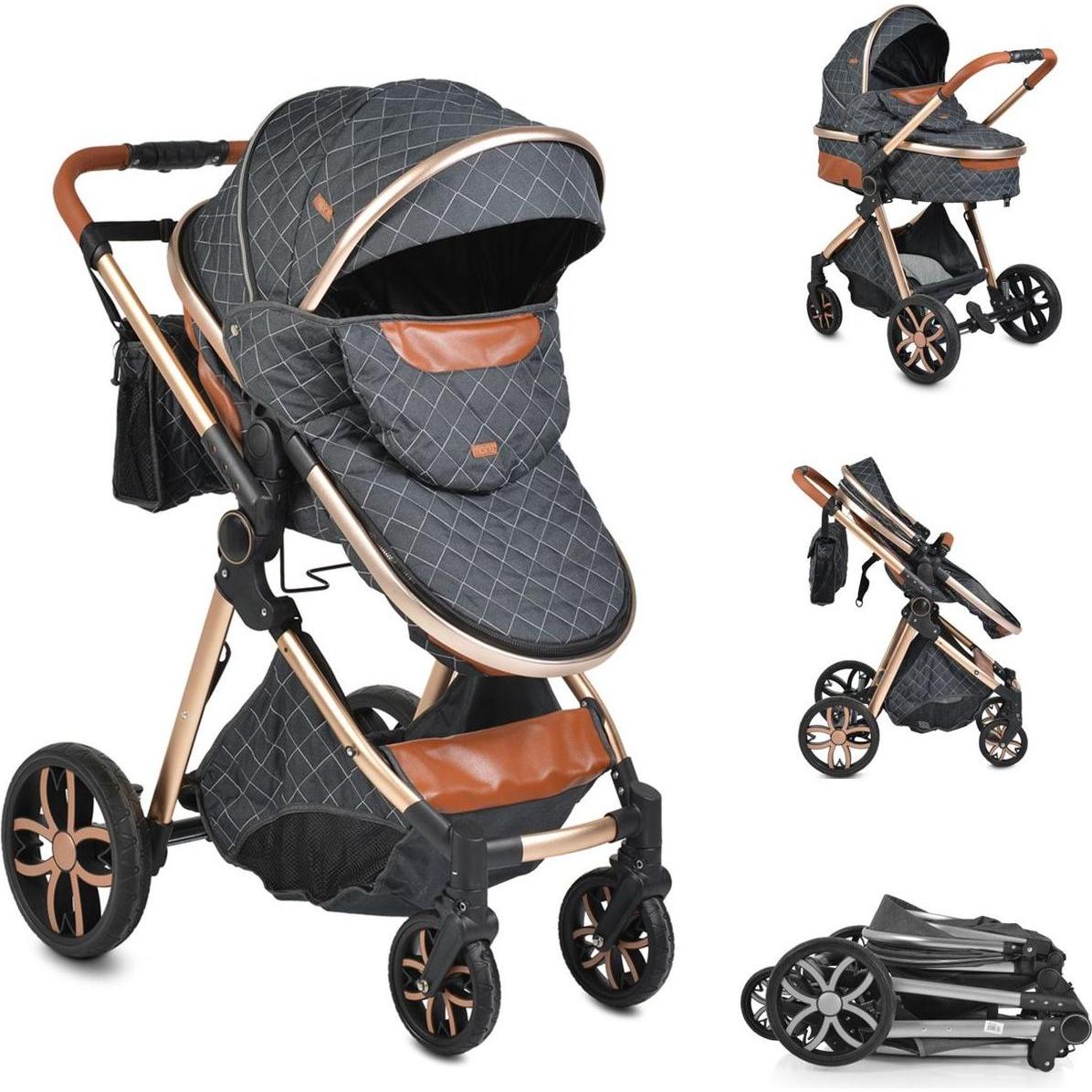 Moni, Kinderwagen, Kinderwagen Alma Sitz umbaubar
