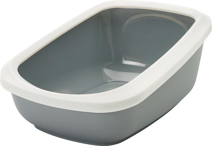 Actual product image Savic Cat litter box with rim ASEO JUMBO (Cat litter tray open)
