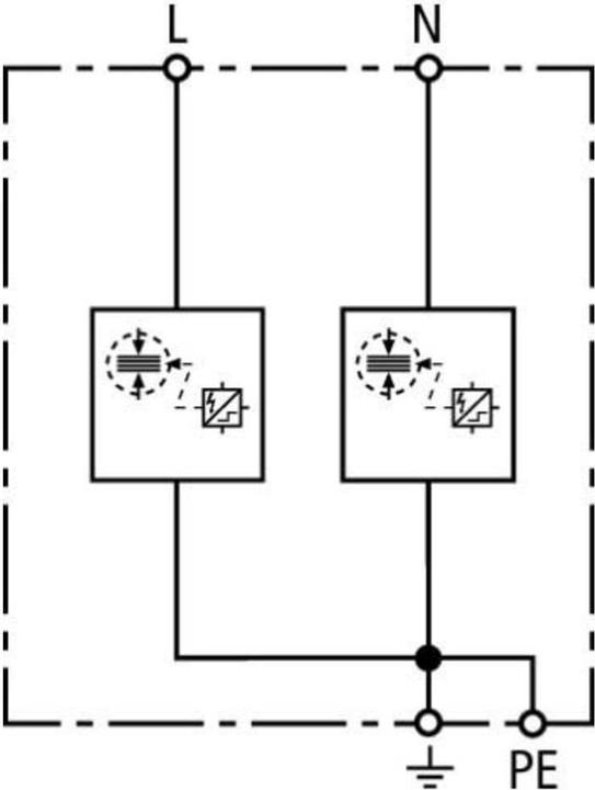 Image du produit Dehn SOEHNE Parafoudre combiné TNSysteme DSH TN 255